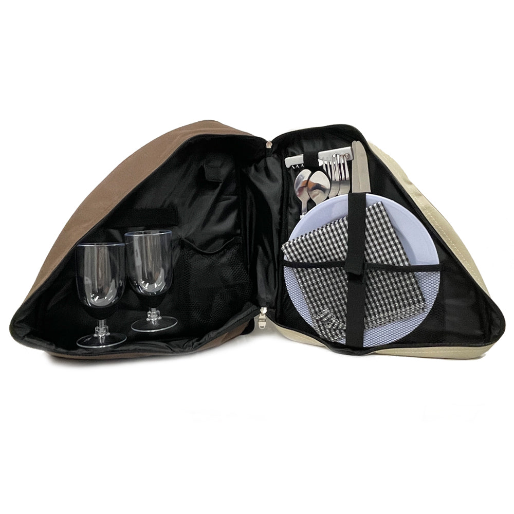 2 Person Picnic Shoulder Bag Set