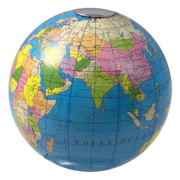 3" Rotating Floating World Globe