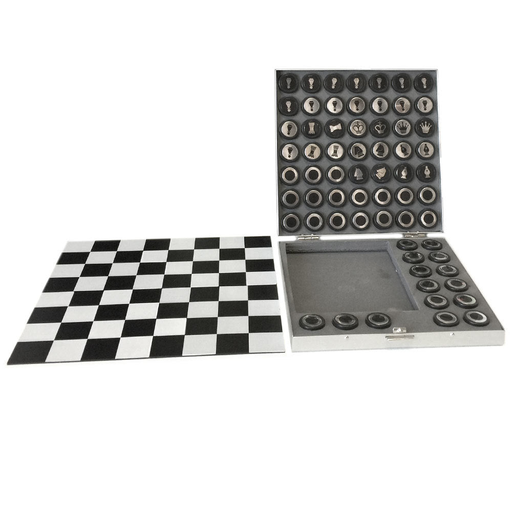 Chess Board Set w/ Magnetic  Pieces