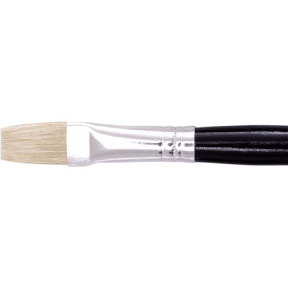 12PK Jasart Hog Bristle Series 577 Flat Paint Brush - Size 14