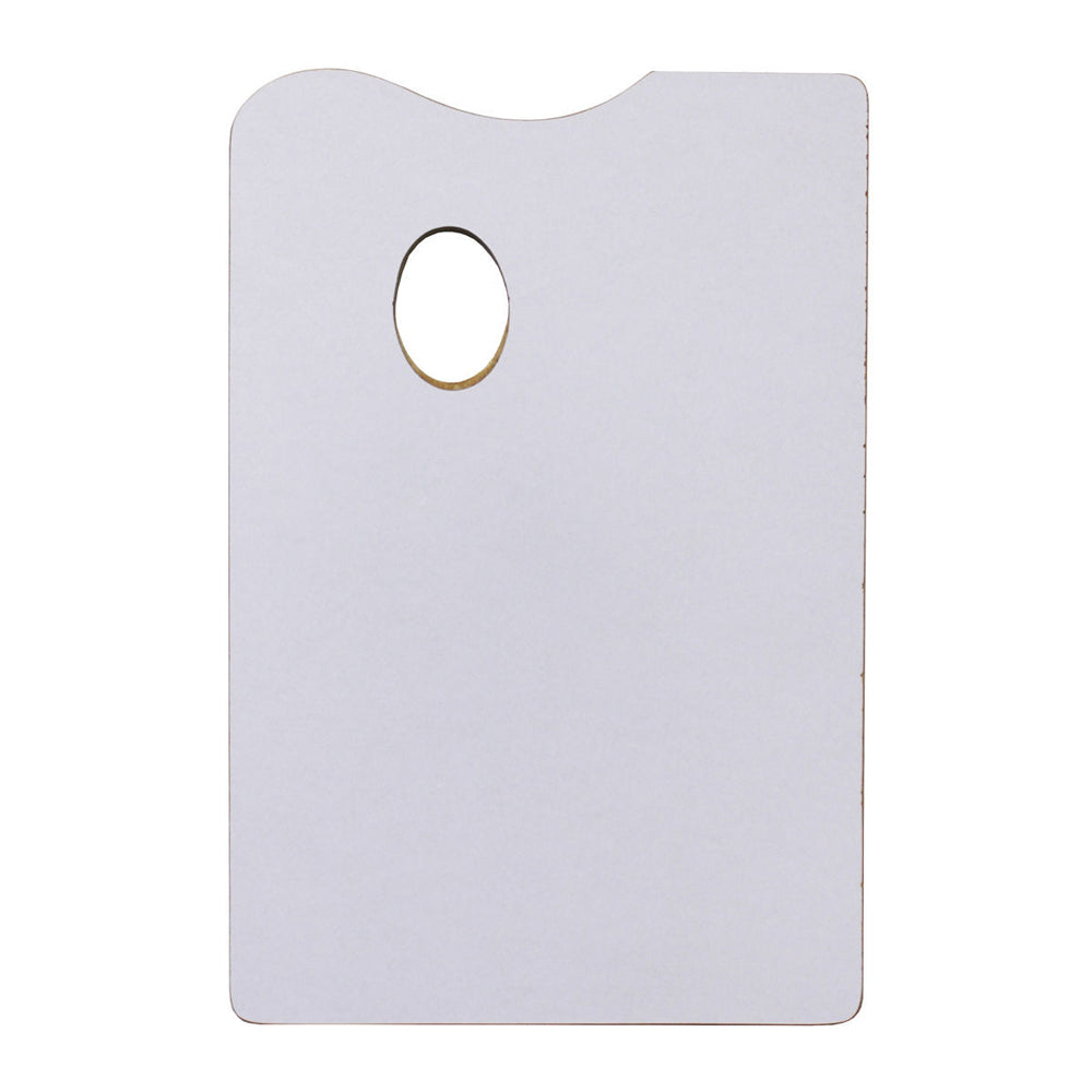 6PK Jasart Rectangle Wooden Palette White 20x30cm - Small