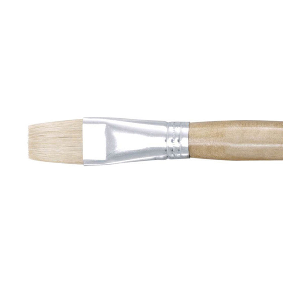 12PK Jasart Hog Bristle Series 579 Flat Paint Brush - Size 9