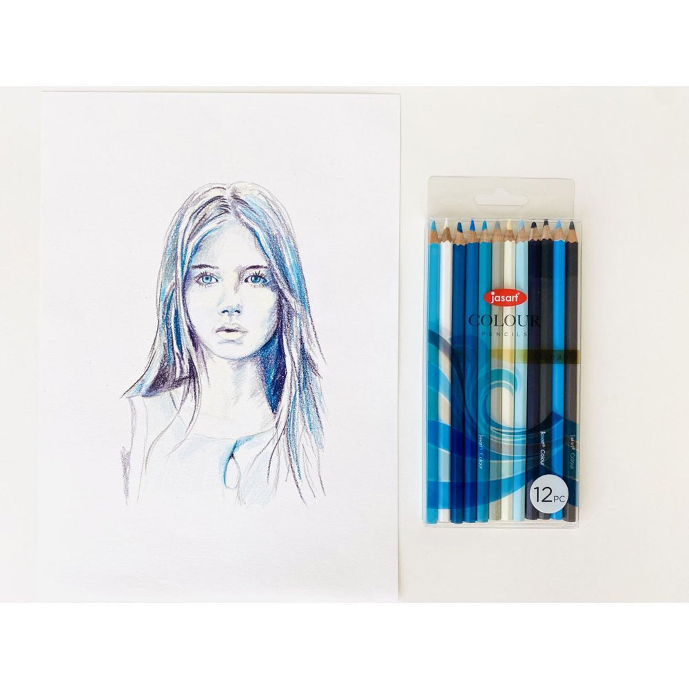 3x 12pc Jasart Studio Art/Craft Colour Pencil Set - Skin Tones