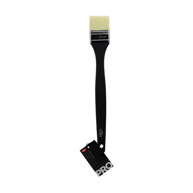 Jasart Elevate Professional Long Handle Flat Brush 2"/50mm - Black