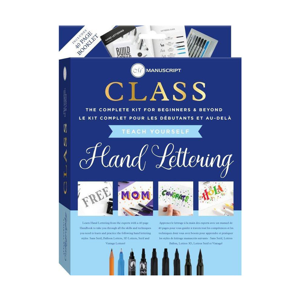 Manuscript Class Teach Yourself Hand Lettering Kit