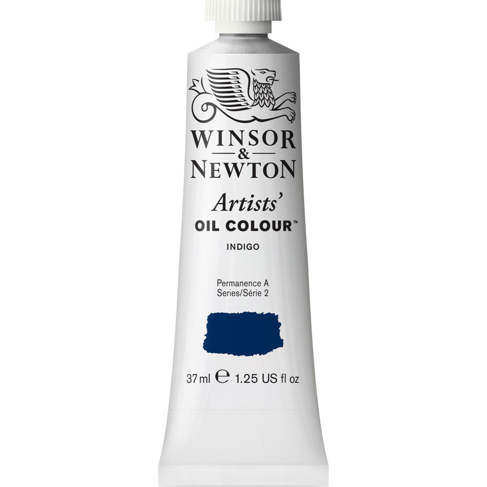 2PK Winsor & Newton Artists Oil Colour 37ml Paint Tube Indigo Series 2