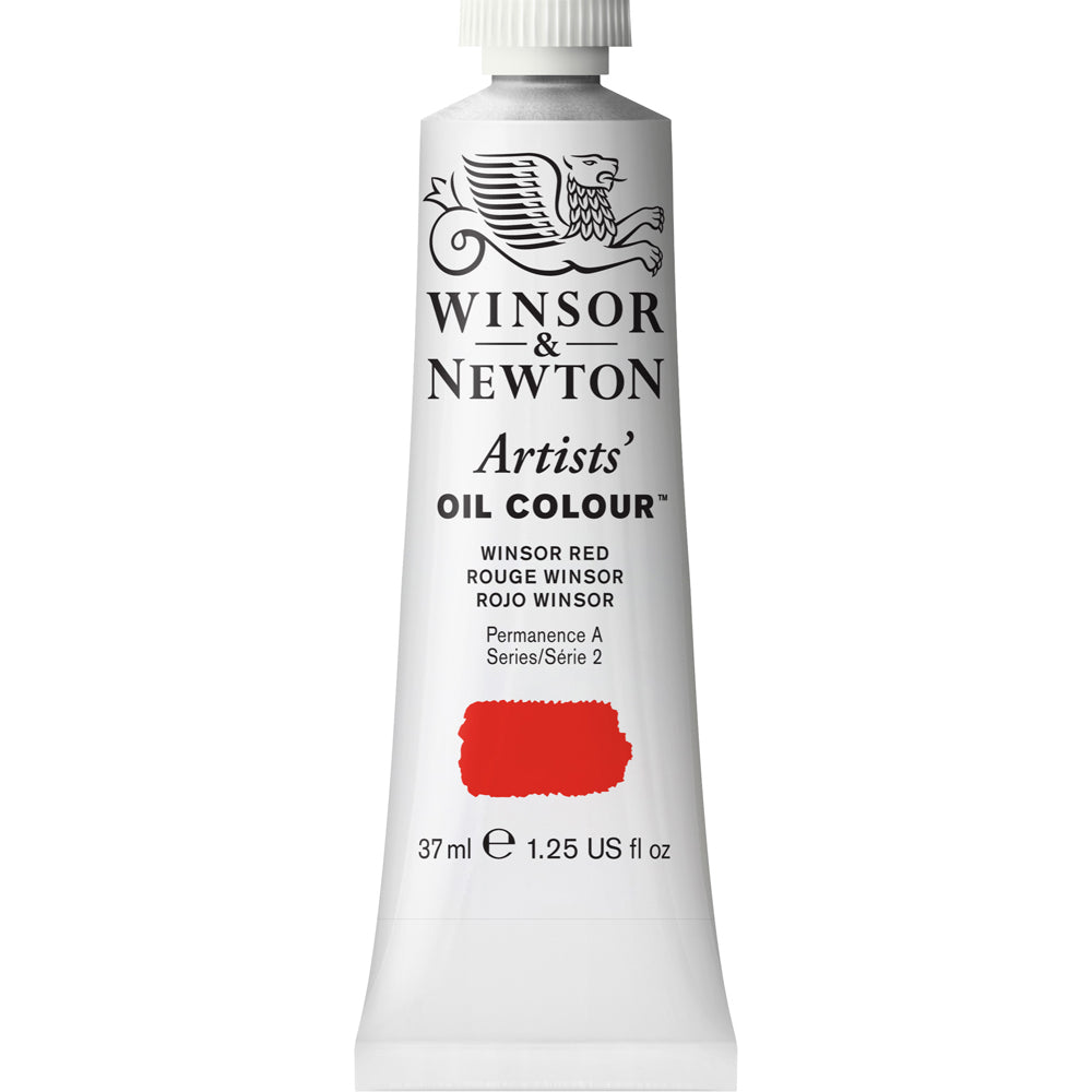 Winsor & Newton Artists Oil Colour 37ml Paint Tube Winsor Red Series 2