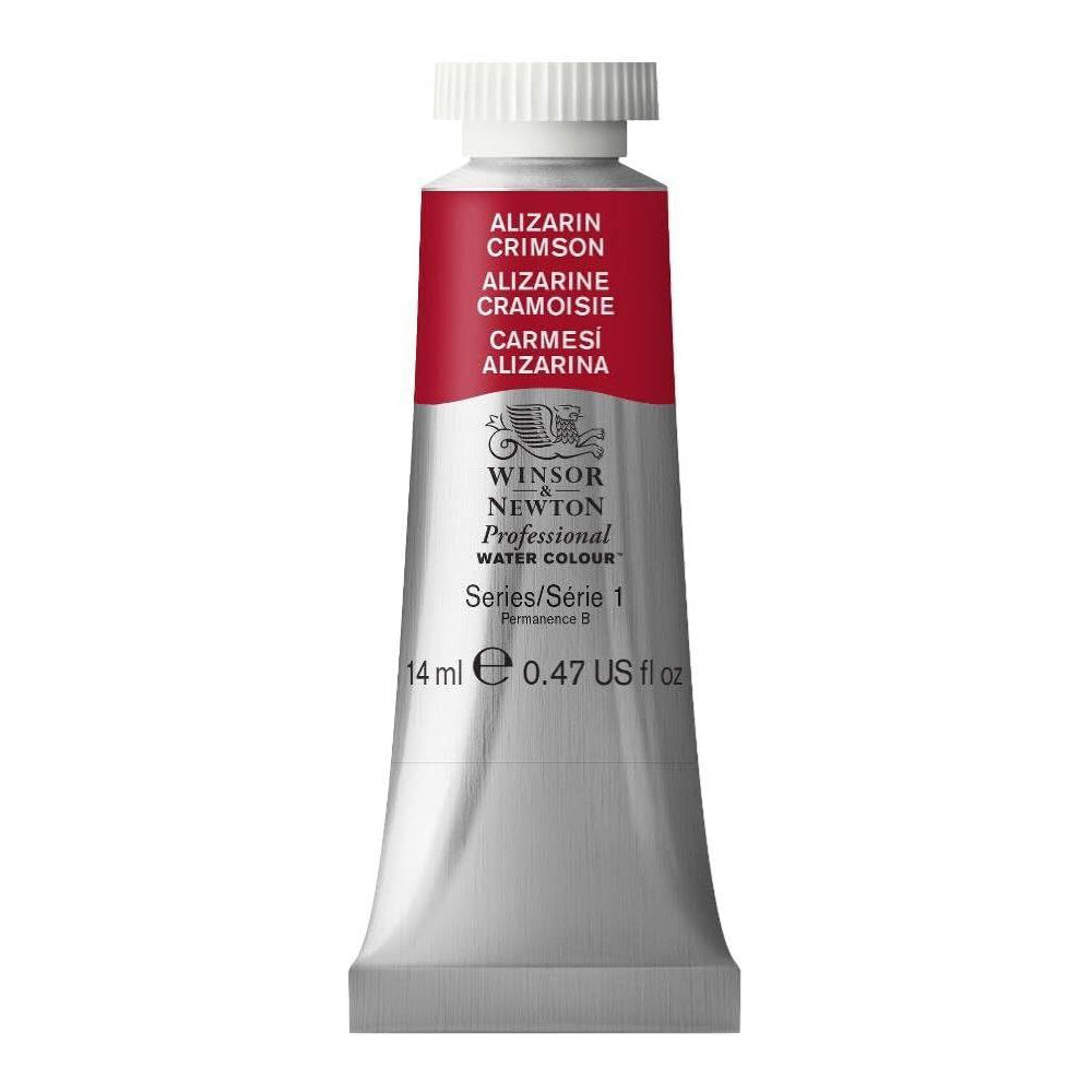 2PK Winsor & Newton 14ml Professional Watercolour Tube Alizarin Crimson S1