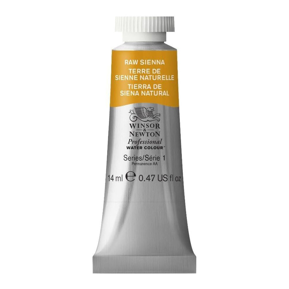 2PK Winsor & Newton 14ml Professional Watercolour Tube Raw Sienna S1