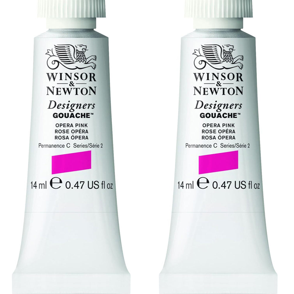 2PK Winsor & Newton 37ml Designers' Gouache Jet Black S1