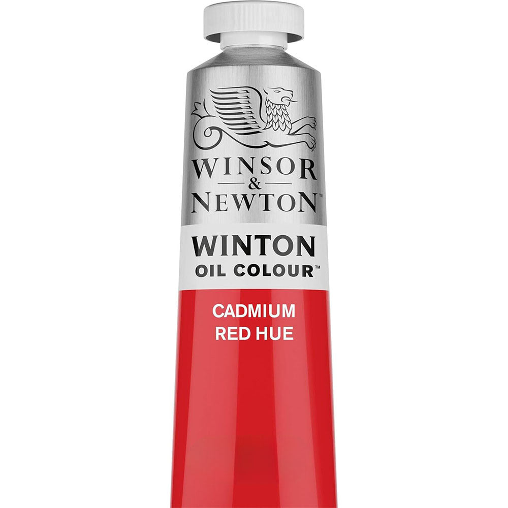 2PK Winsor & Newton 200ml Winton Oil Colour Paint Tube Cadmium Red Hue