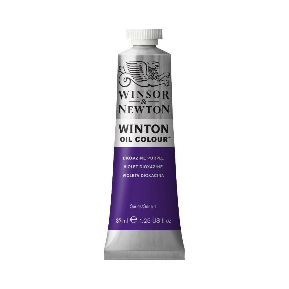 2PK Winsor & Newton 200ml Winton Oil Colour Paint Tube Dioxazine Purple