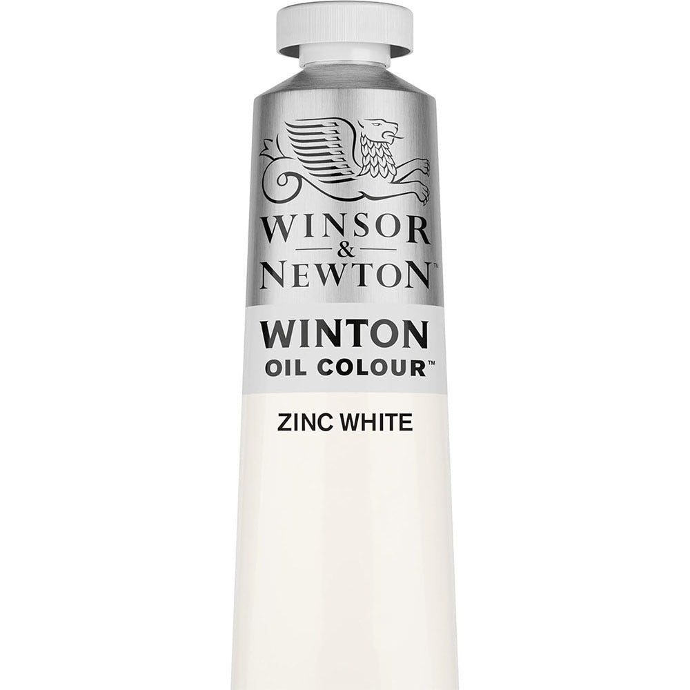 2PK Winsor & Newton 200ml Winton Oil Colour Paint Tube Zinc White