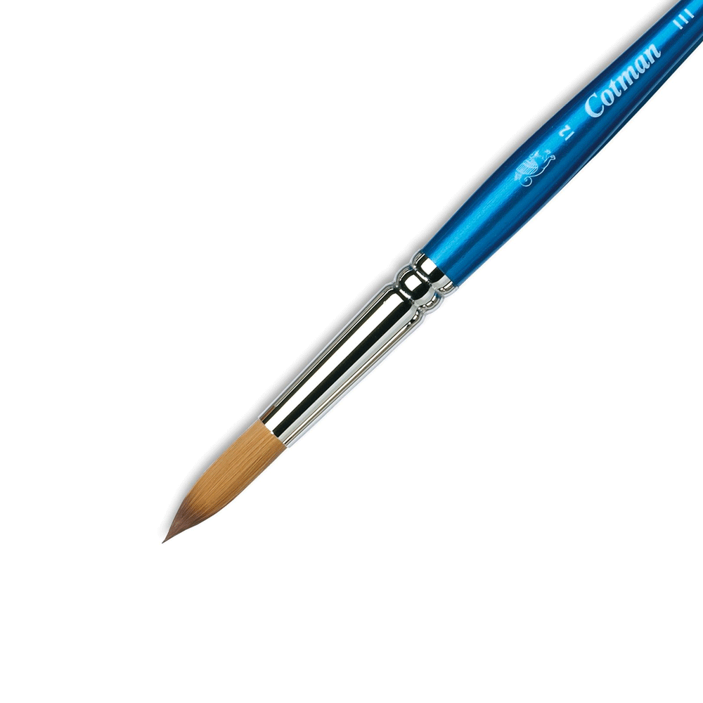 Winsor & Newton CWC Cotman Series 111 Round Paint Brush Short - Size 12