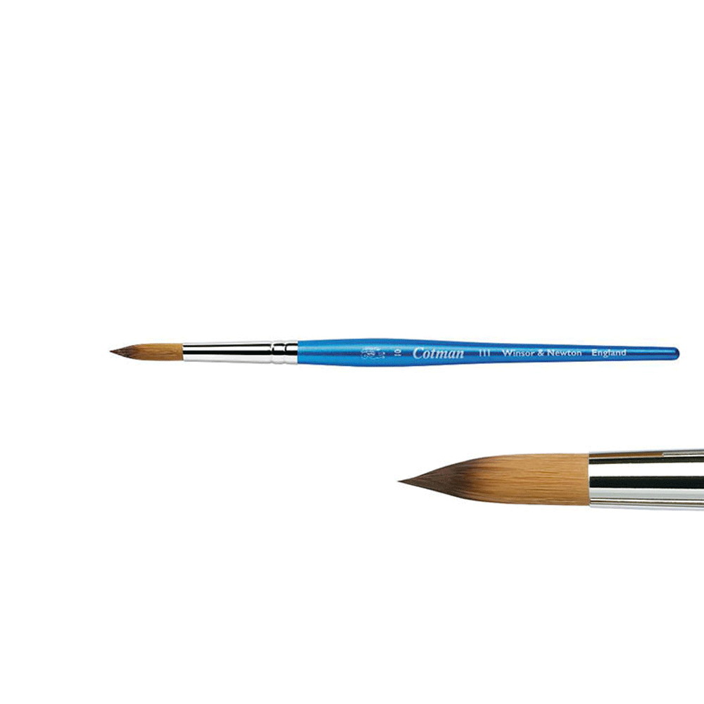 Winsor & Newton CWC Cotman Series 111 Round Paint Brush Short - Size 14