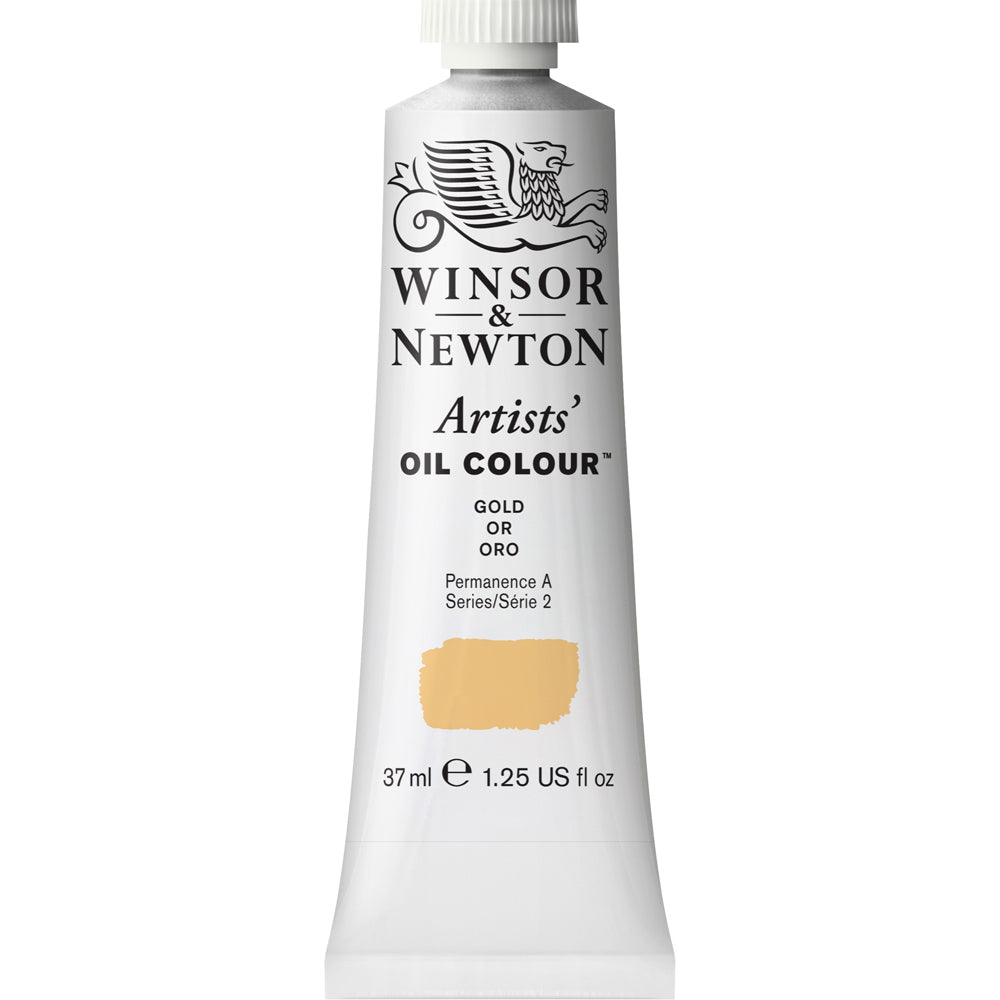 2PK Winsor & Newton Artists Oil Colour 37ml Paint Tube Gold Series 2