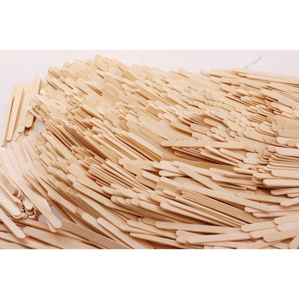 6x 1000pc Jasart Wooden Popsticks Art/Craft - Plain