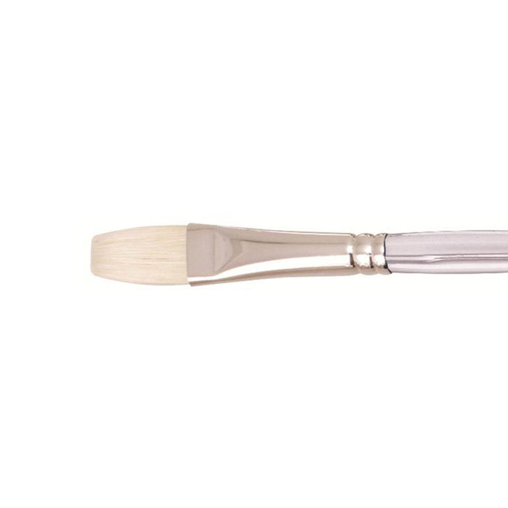 6PK Jasart Interlocking Hog Bristle Flat Brush - Size 2
