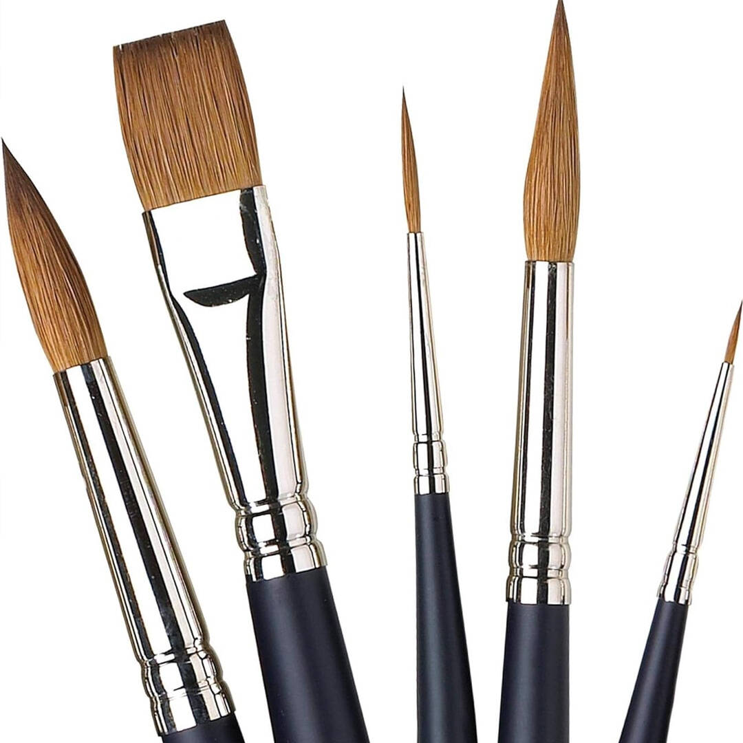 Winsor & Newton PWC Watercolour Sable Round Paint Brush - Size 5