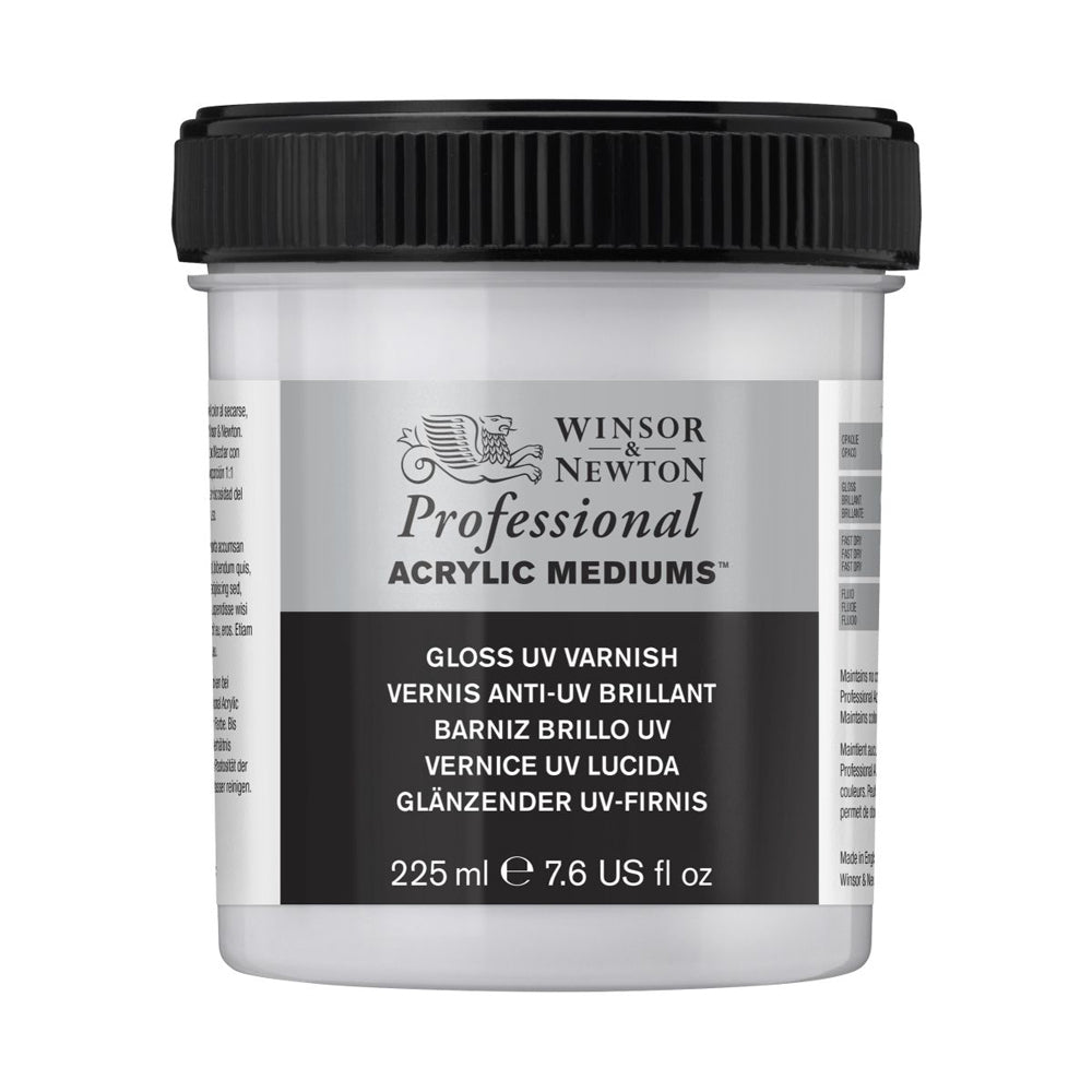 Winsor & Newton 225ml Professional Acrylic UV Varnish - Gloss