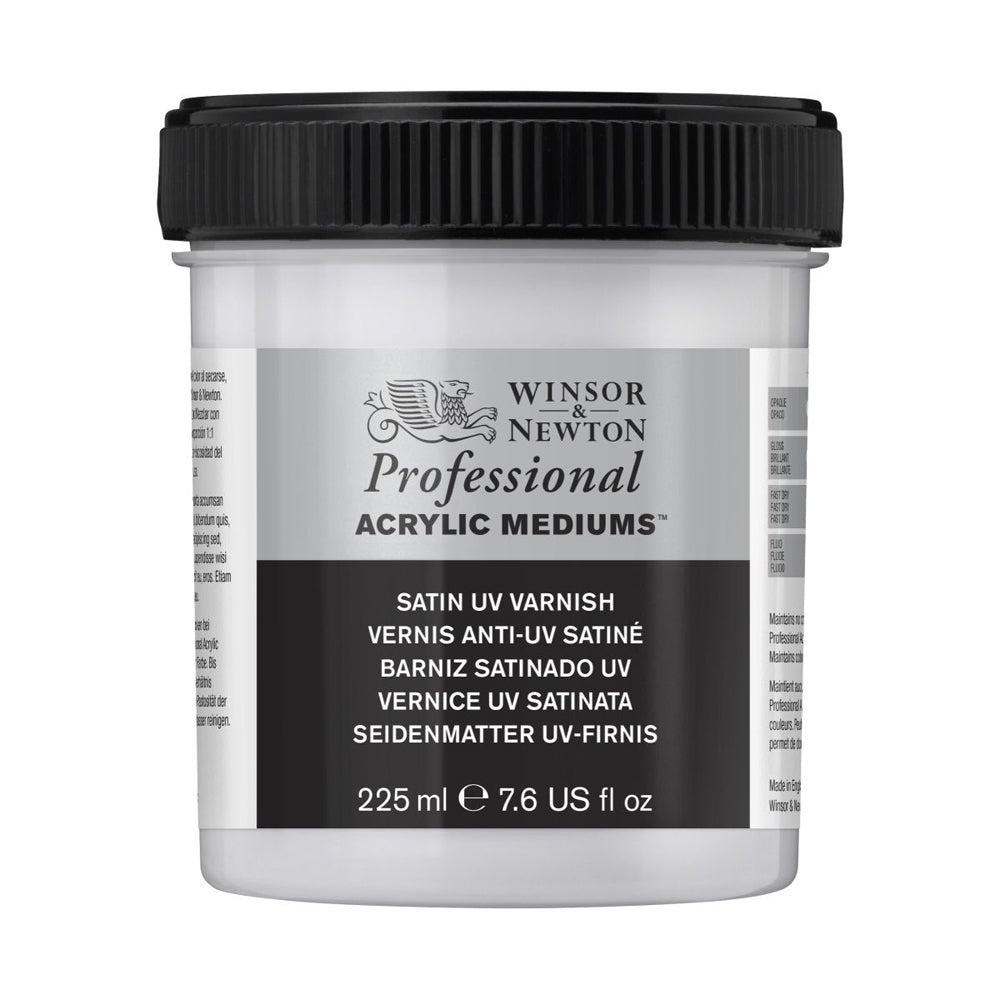 Winsor & Newton 225ml Professional Acrylic UV Varnish - Satin