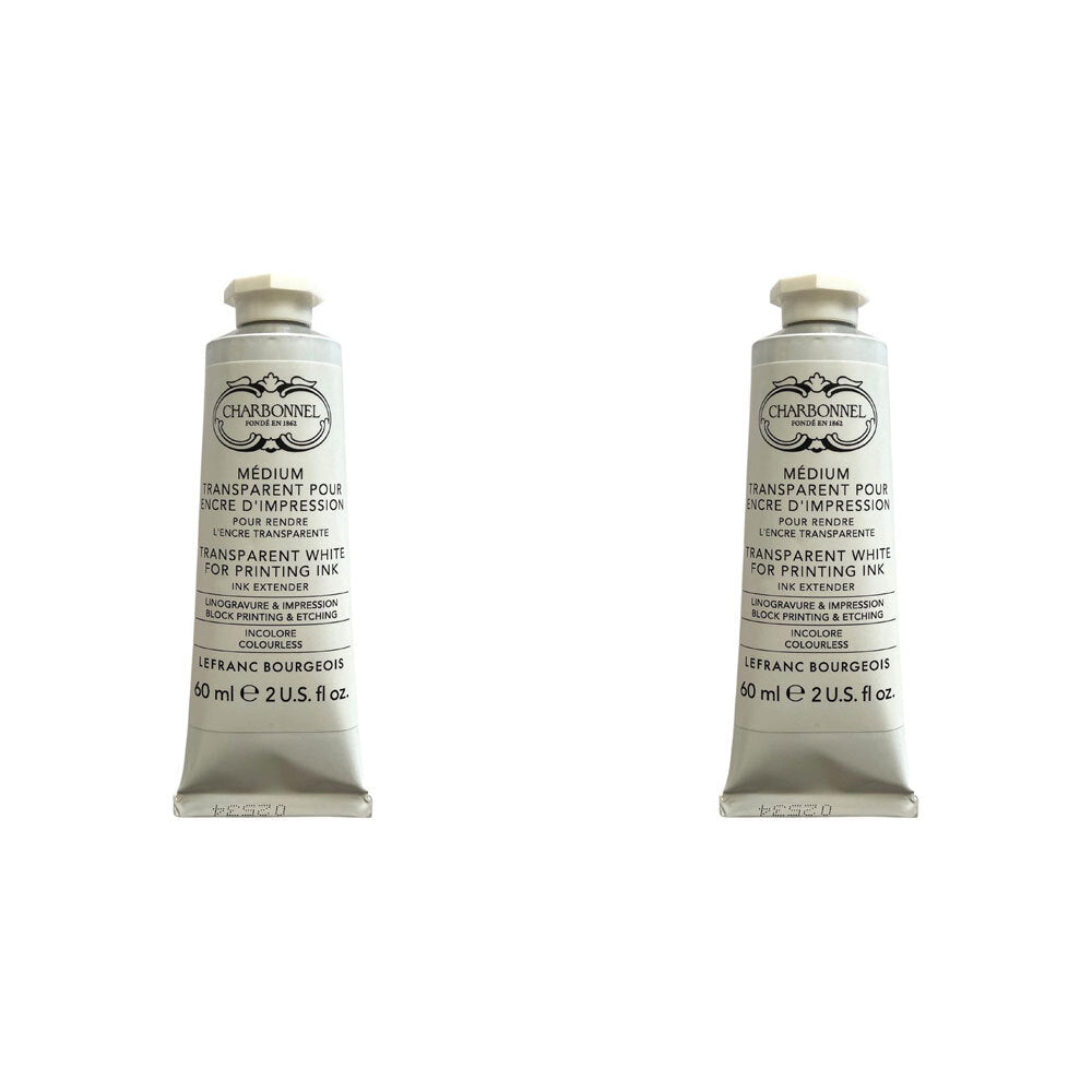 2PK Charbonnel Aquawash 60ml Transparent Oil Liquid Ground Paint Accessory