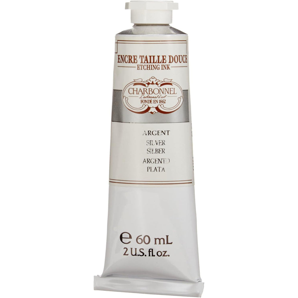 Charbonnel 60ml Etching Ink Paint Tube S4 - Silver