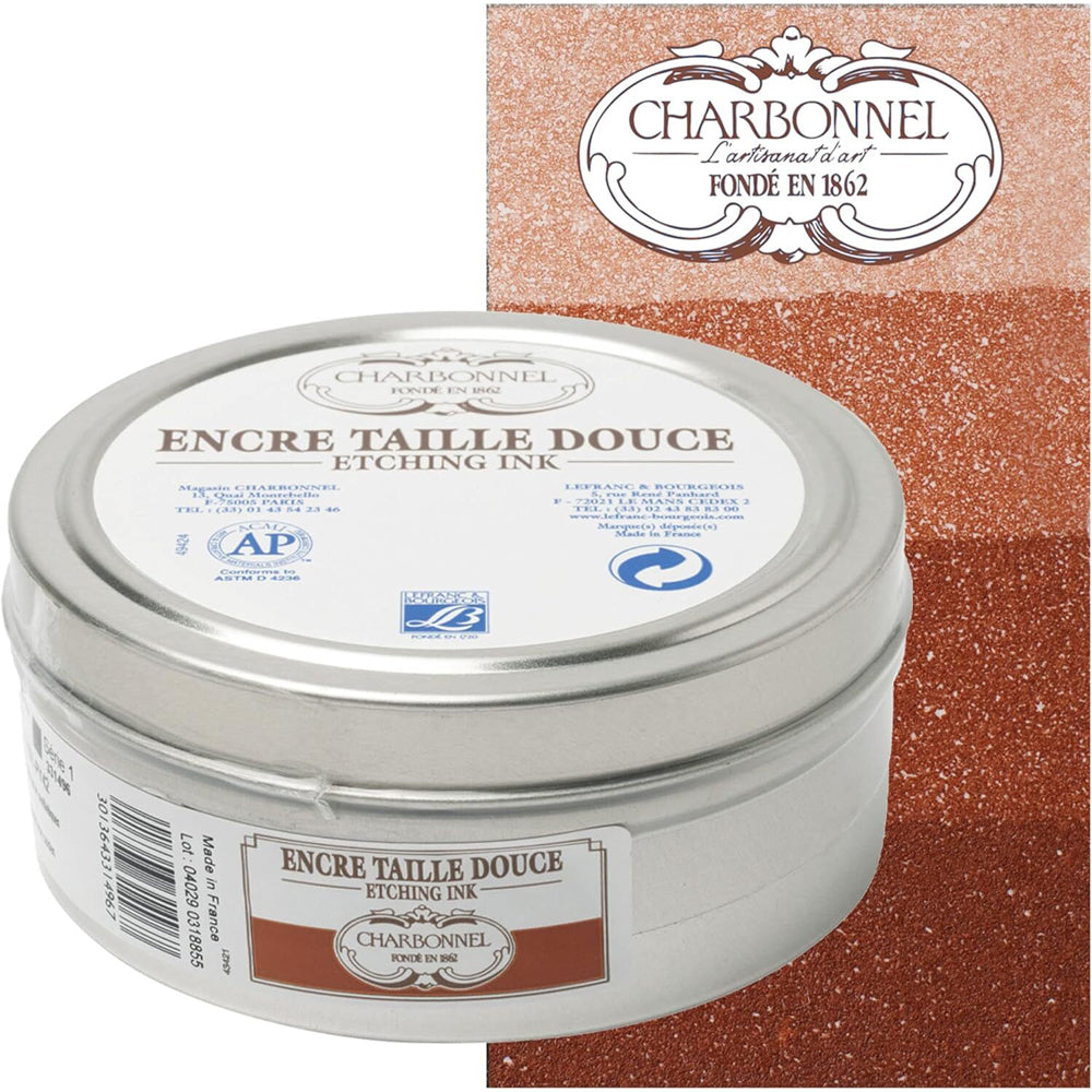 Charbonnel 200ml Etching Ink Tin Series 1 - Red Ochre
