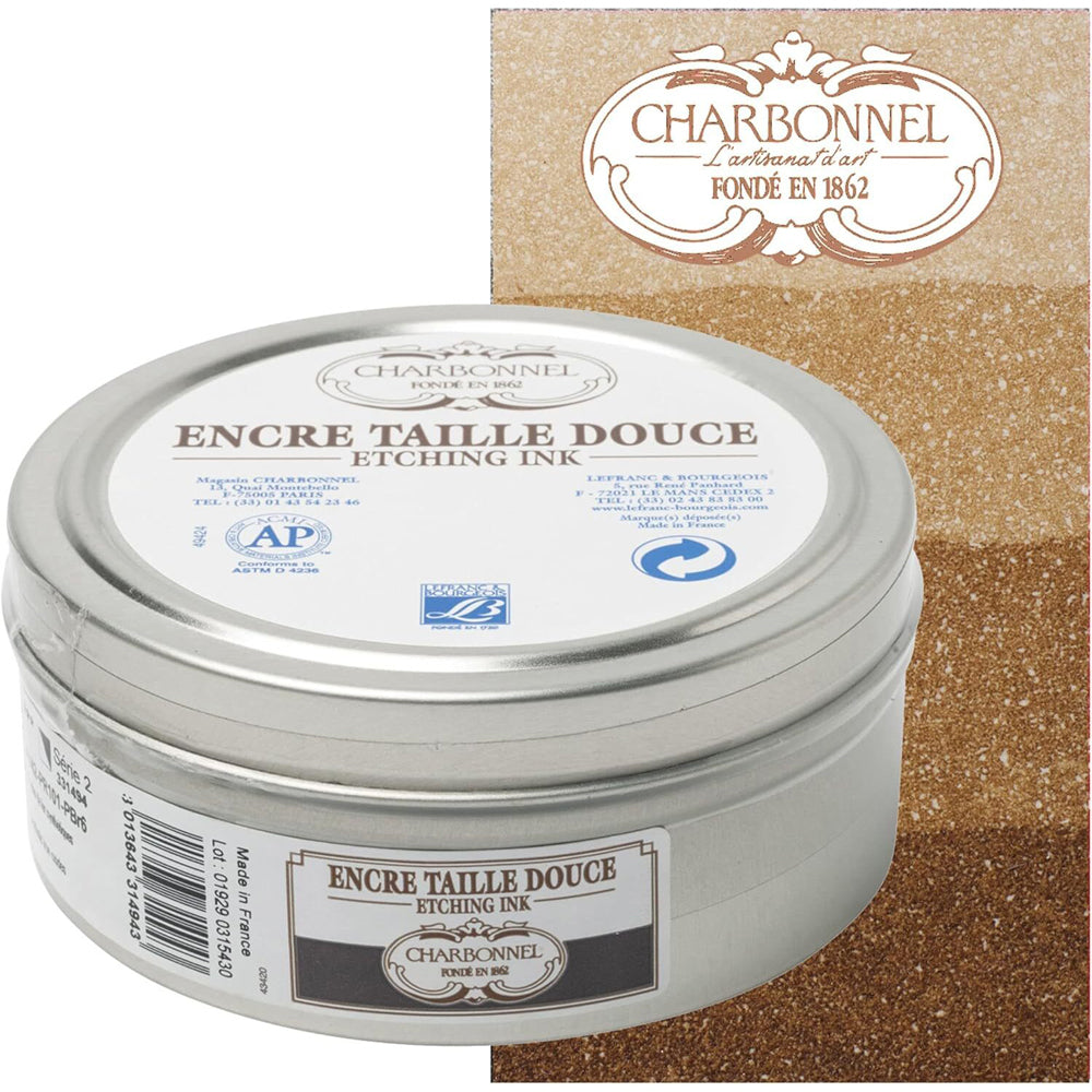 Charbonnel 200ml Etching Ink Tin Series 2 - Burnt Umber