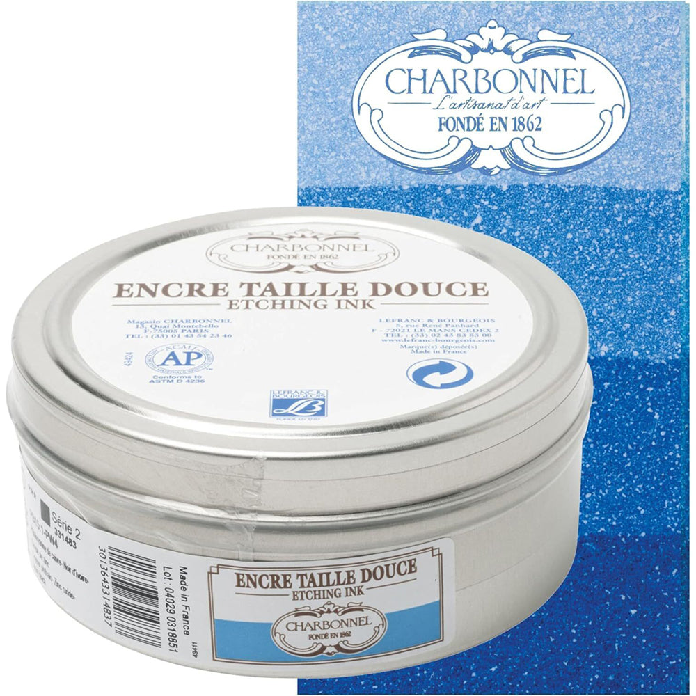 Charbonnel 200ml Etching Ink Tin Series 2 - Cerulean Blue