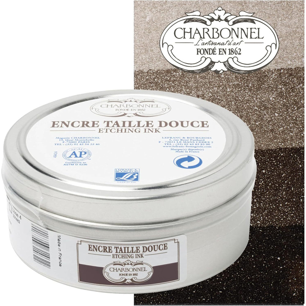 Charbonnel 200ml Etching Ink Tin Series 2 - Raw Sepia