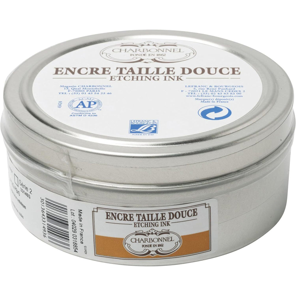 Charbonnel 200ml Etching Ink Tin Series 2 - Raw Sienna