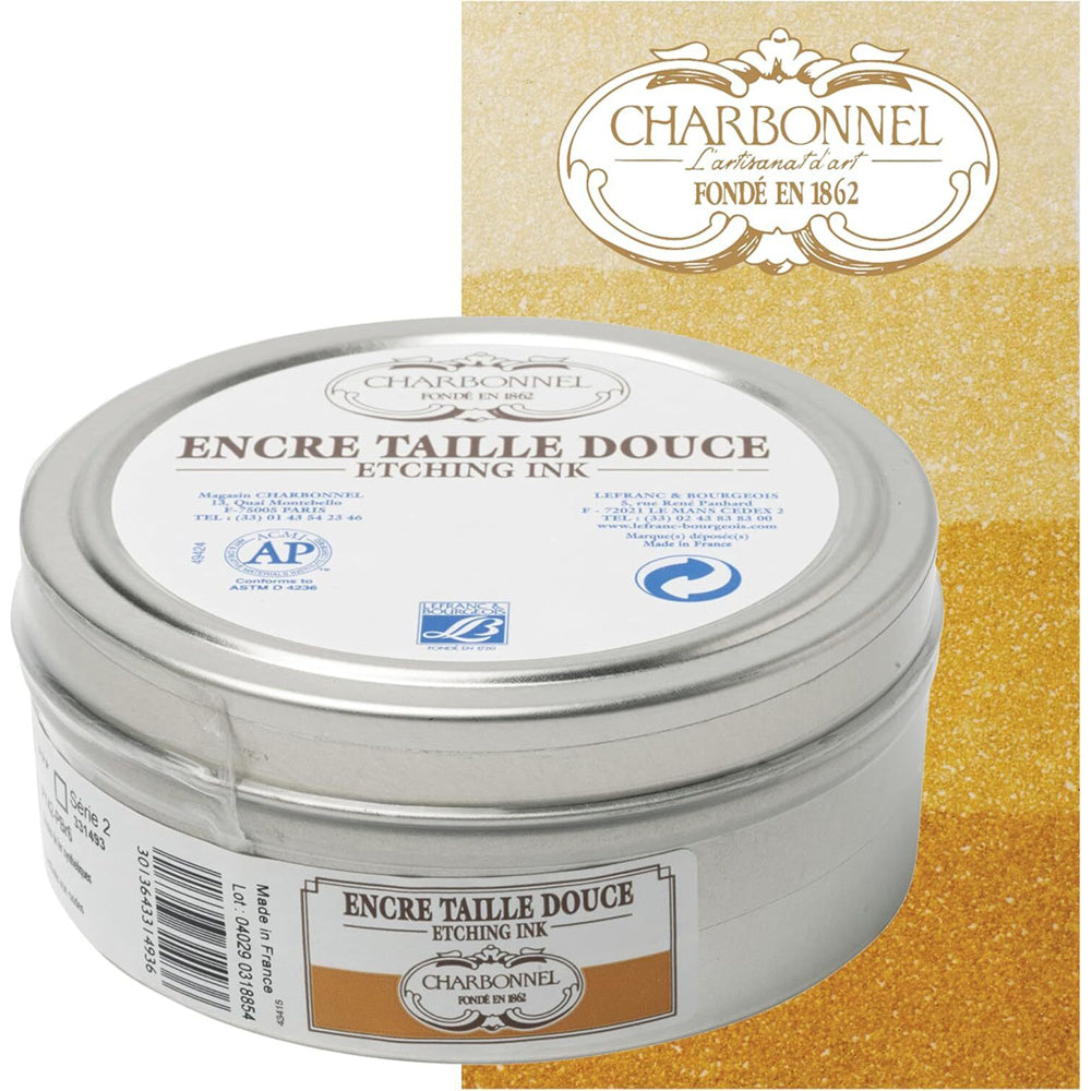 Charbonnel 200ml Etching Ink Tin Series 2 - Raw Sienna