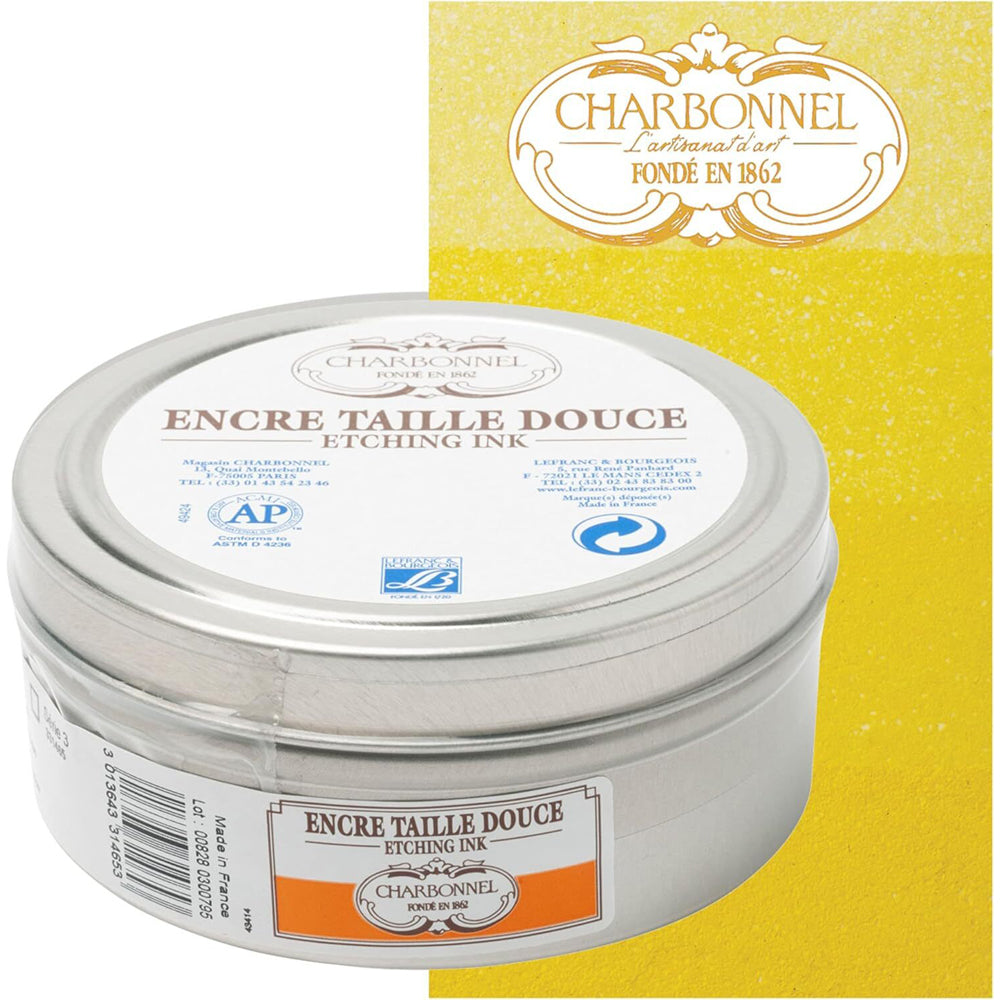 Charbonnel 200ml Etching Ink Tin Series 3 - Deep Yellow