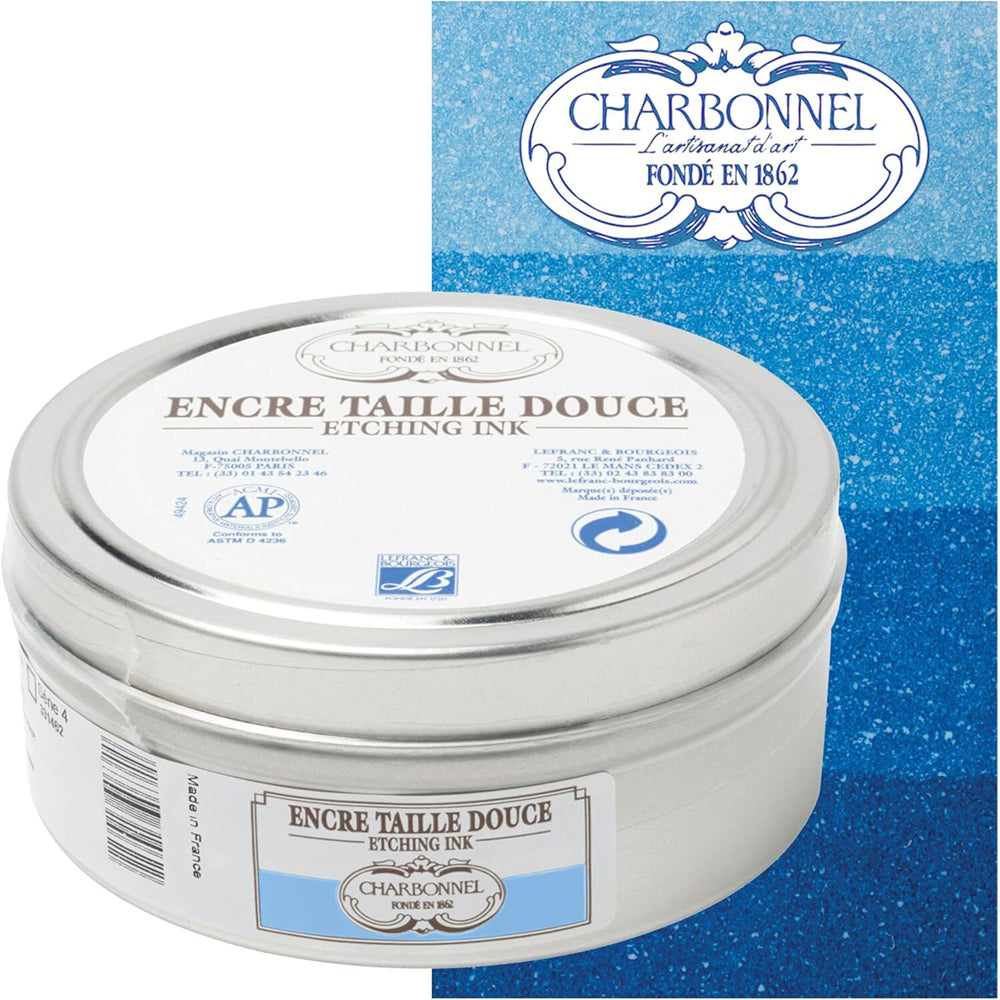 Charbonnel 200ml Etching Ink Tin Series 4 - Ocean Blue