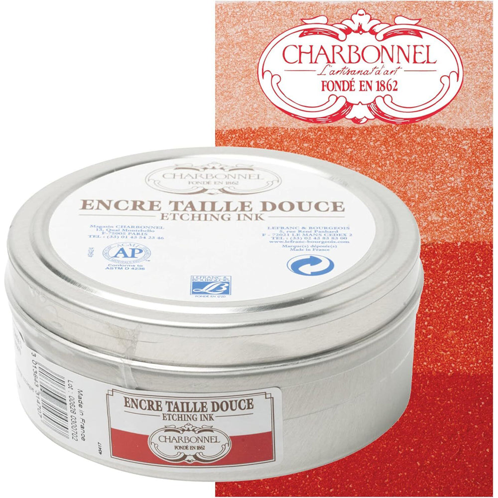 Charbonnel 200ml Etching Ink Tin Series 5 - Warm Red