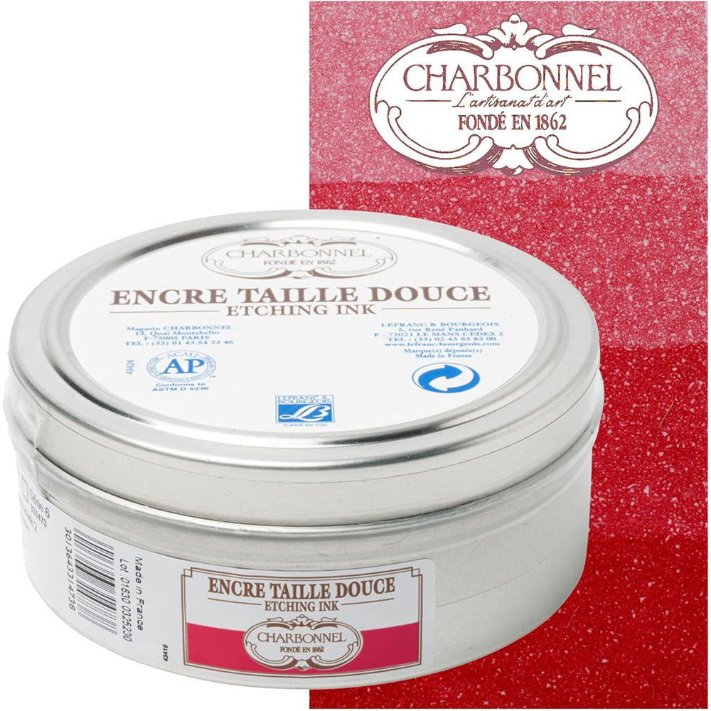 Charbonnel 200ml Etching Ink Tin Series 6 - Ruby Red