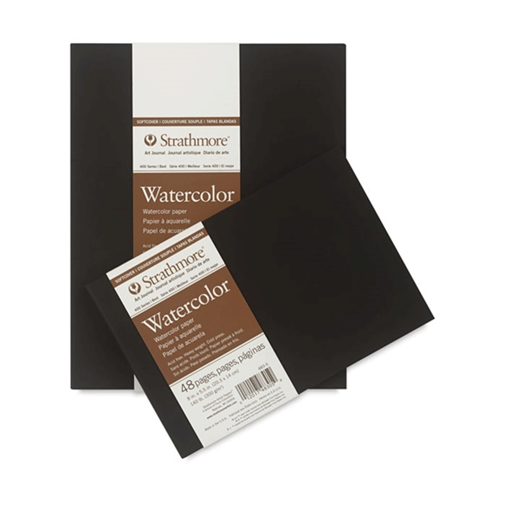 Strathmore 400 Series Water Colour Softcover Art Journal 8x5.5'' 48 Sheets