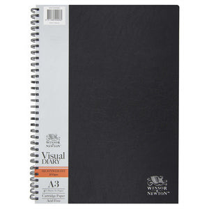 2PK Winsor And Newton Double Wire Visual Diary A3 200gsm