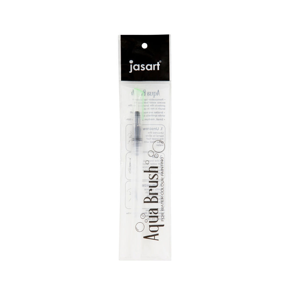 6PK Jasart Aqua Brush Round Fine Tip Watercolour Painting Pen 23x13cm