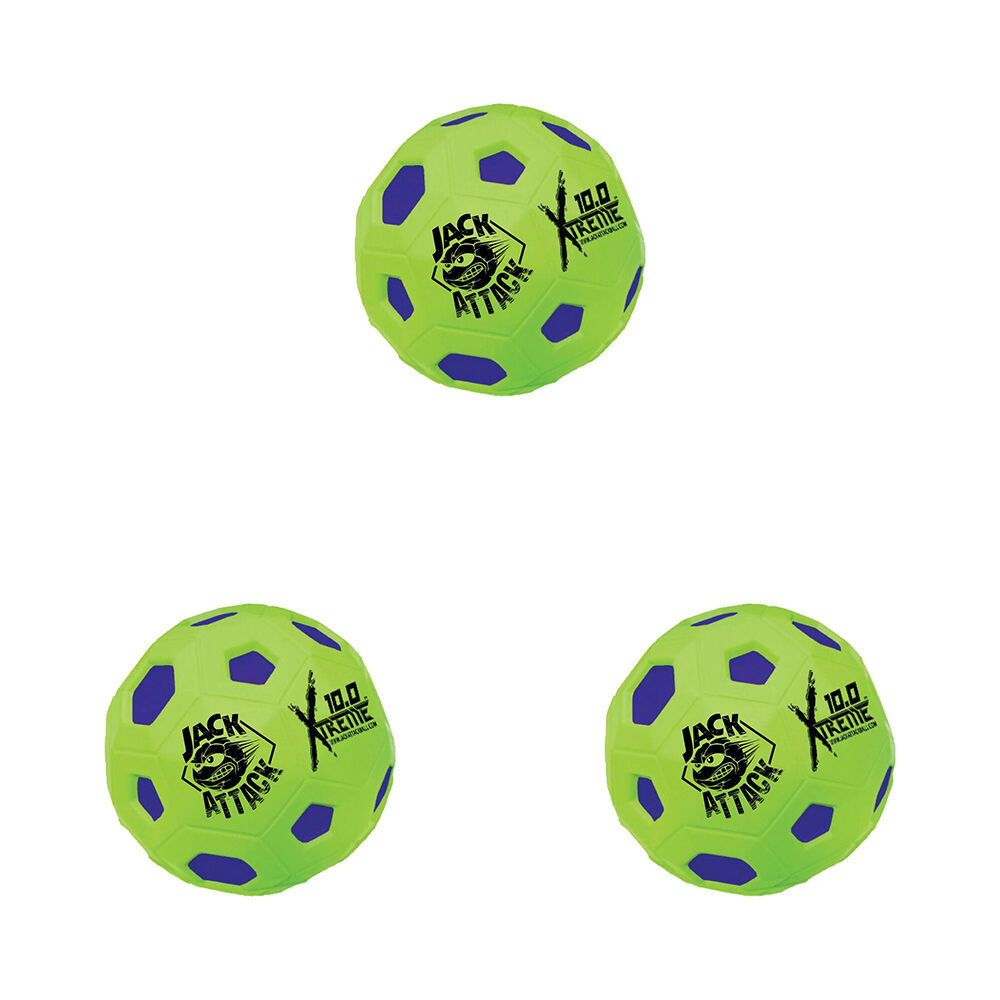 3PK Jack Attack Kids/Childrens Xtreme10.0 Ball - Assorted