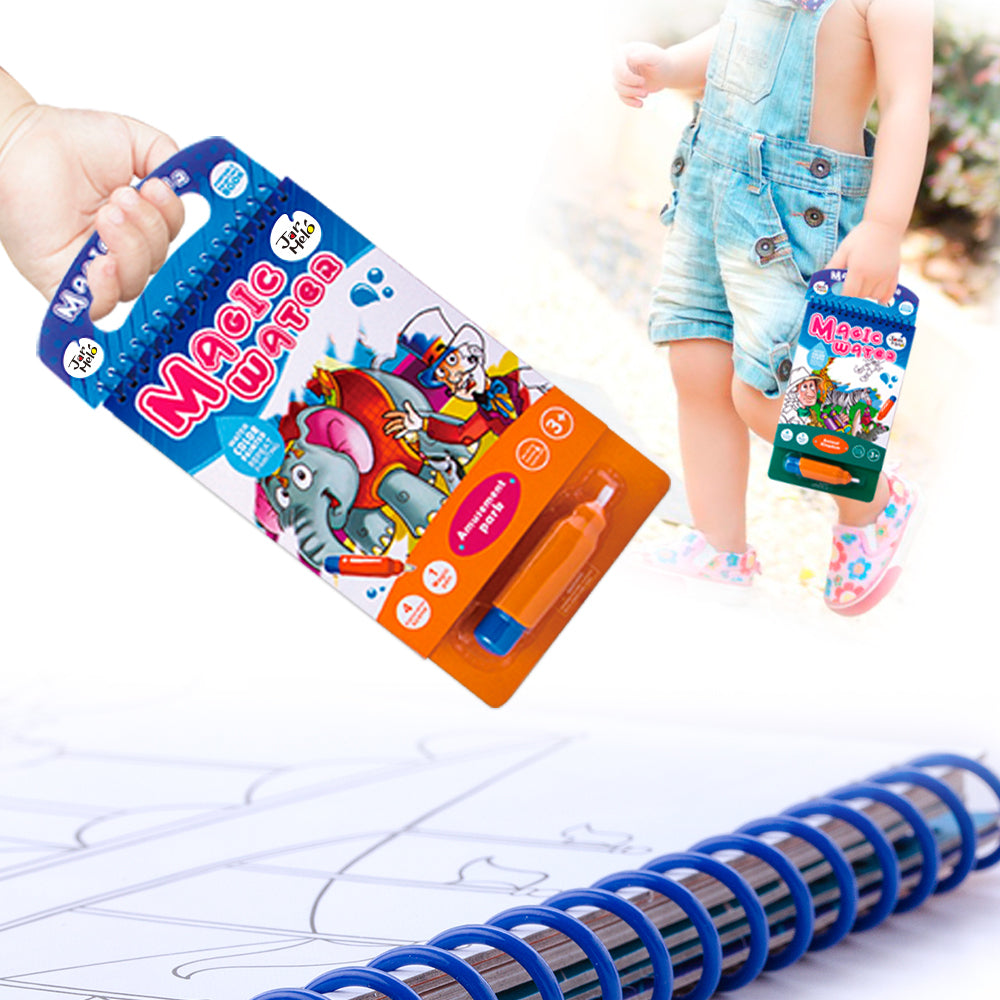 Jarmelo Magic Water Colouring Pad - Animal Kingdom