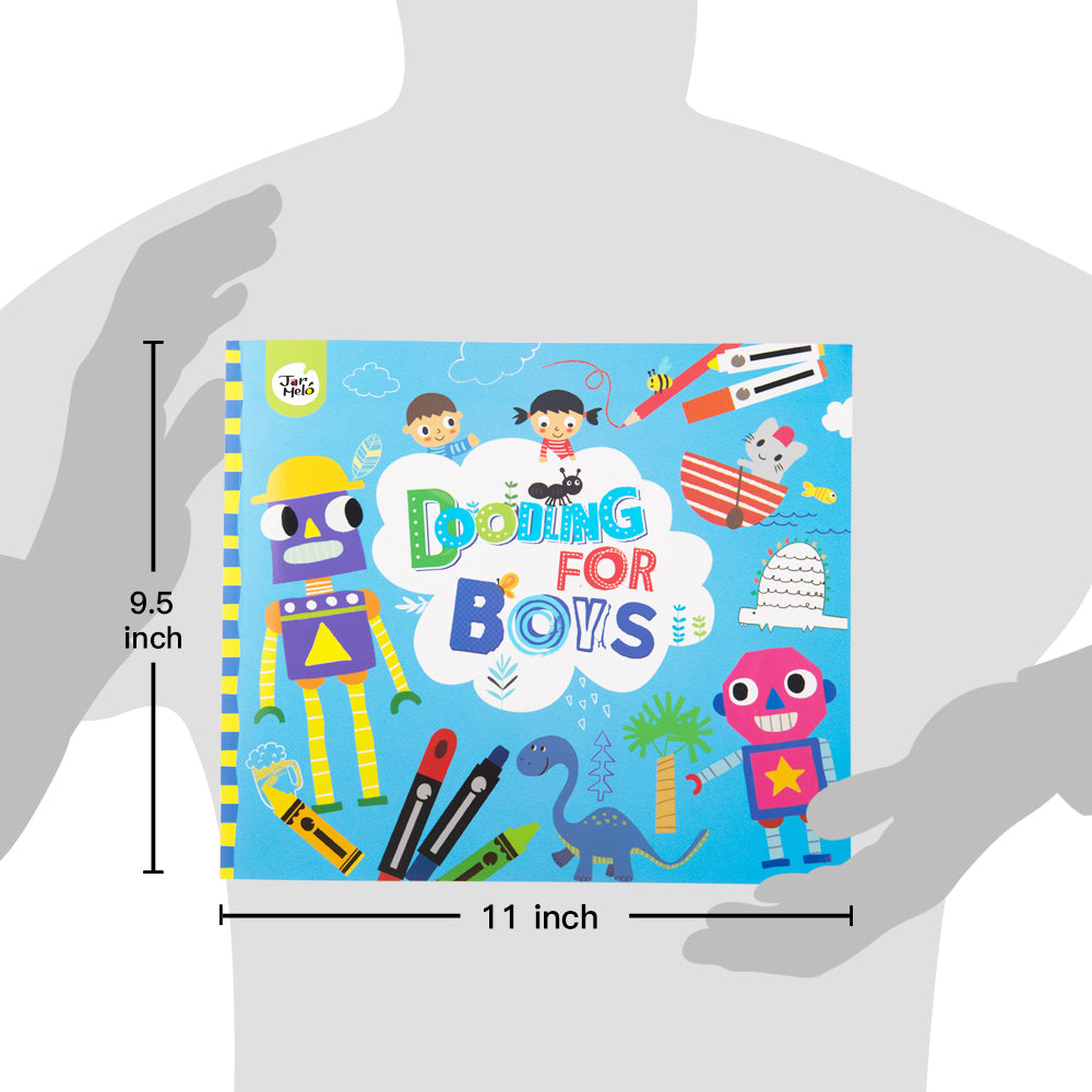 Jarmelo Doodling Book For Boys