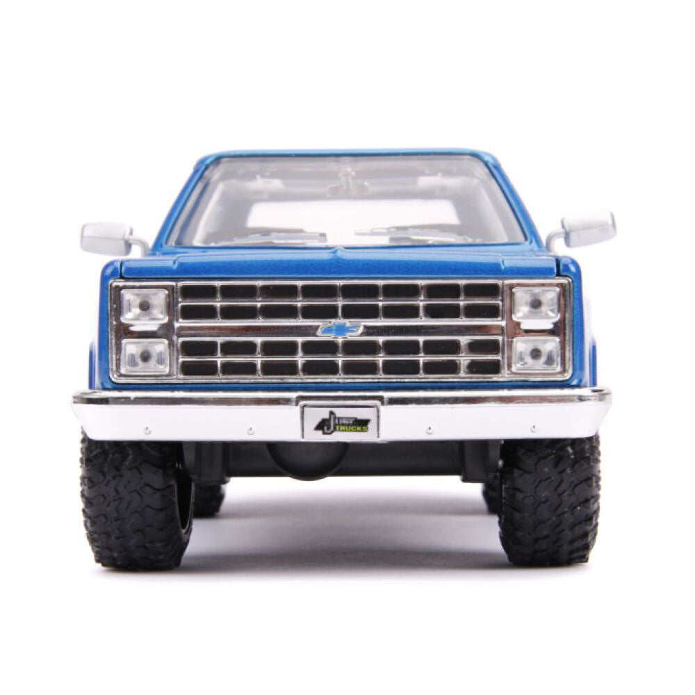 Just Trucks 1980 Chevy K5 Blazer Blue 1:24 Scale Diecast Vehicle Car