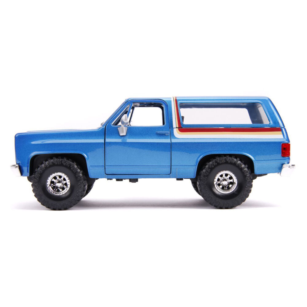 Just Trucks 1980 Chevy K5 Blazer Blue 1:24 Scale Diecast Vehicle Car