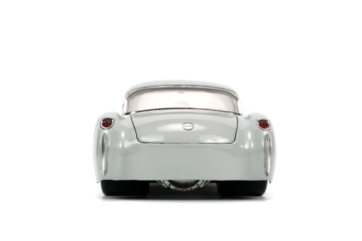 Looney Tunes Bugs Bunny & 1957 Chevrolet Corvette 1:24 Scale DieCast Vehicle Toy