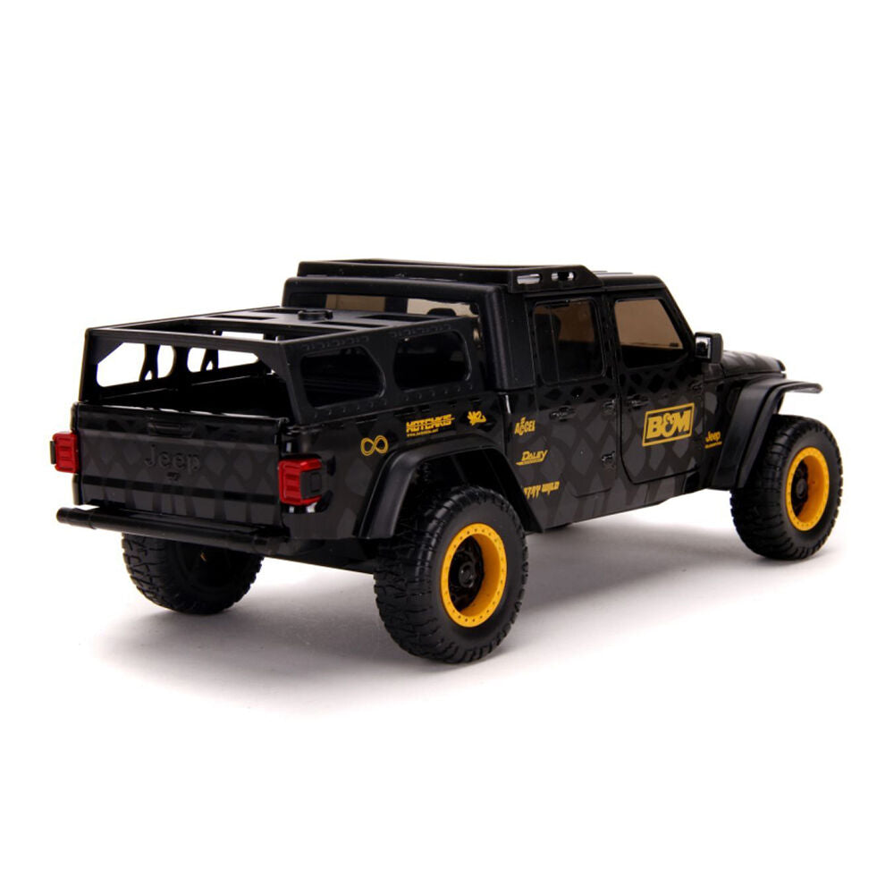 Just Trucks 2020 Jeep Gladiator 1:24 Scale Diecast Vehicle Car Figure Black