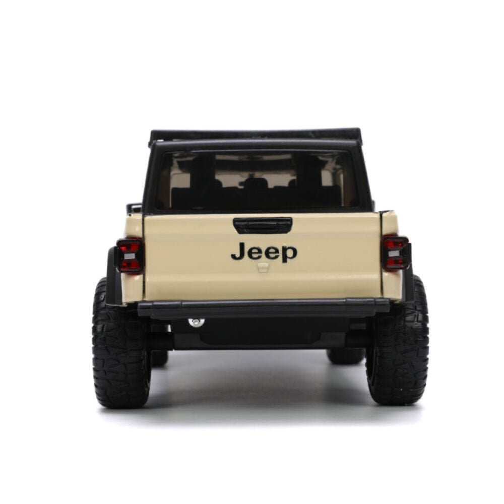 Just Trucks 2020 Jeep Gladiator 1:24 Scale Diecast Vehicle Car Figure Beige