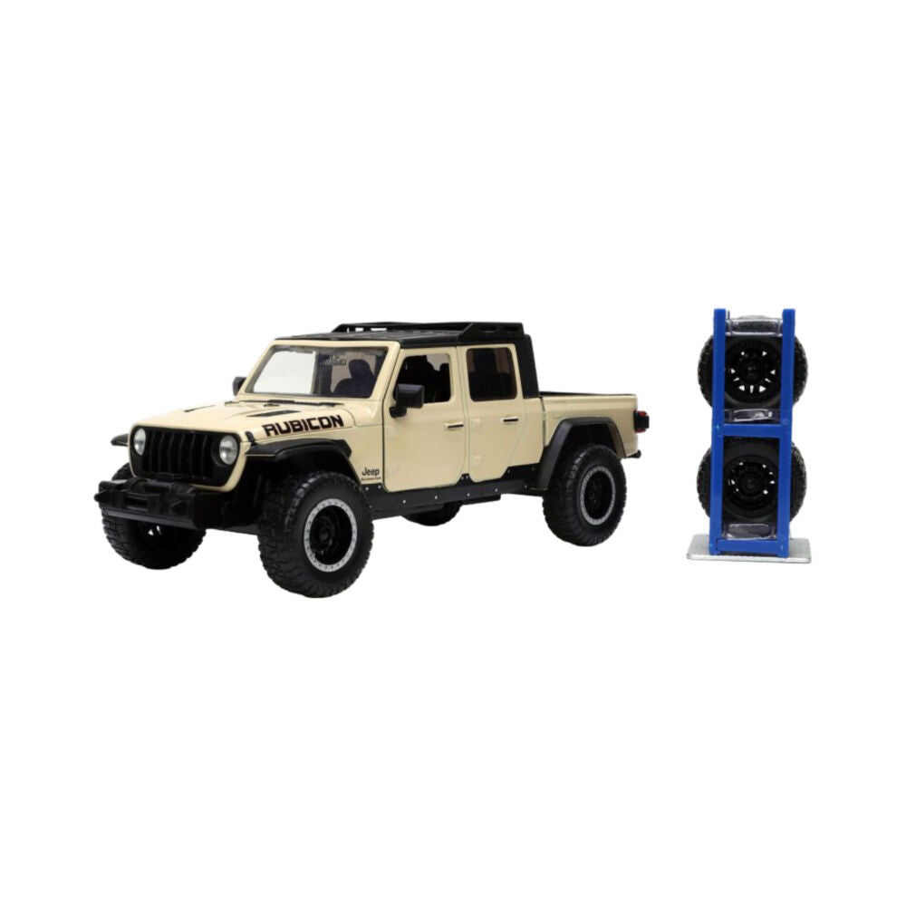 Just Trucks 2020 Jeep Gladiator 1:24 Scale Diecast Vehicle Car Figure Beige
