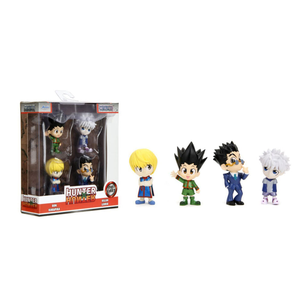 4pc Hunter x Hunter Gon and Others 2.5" MetalFig Metal Figures